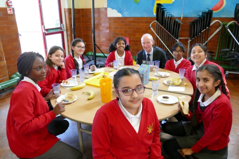 Pat McFadden MP with Graiseley Primary School pupils