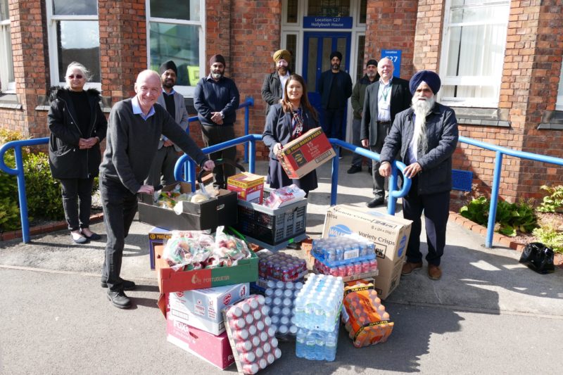Food donated to staff at New Cross Hospital